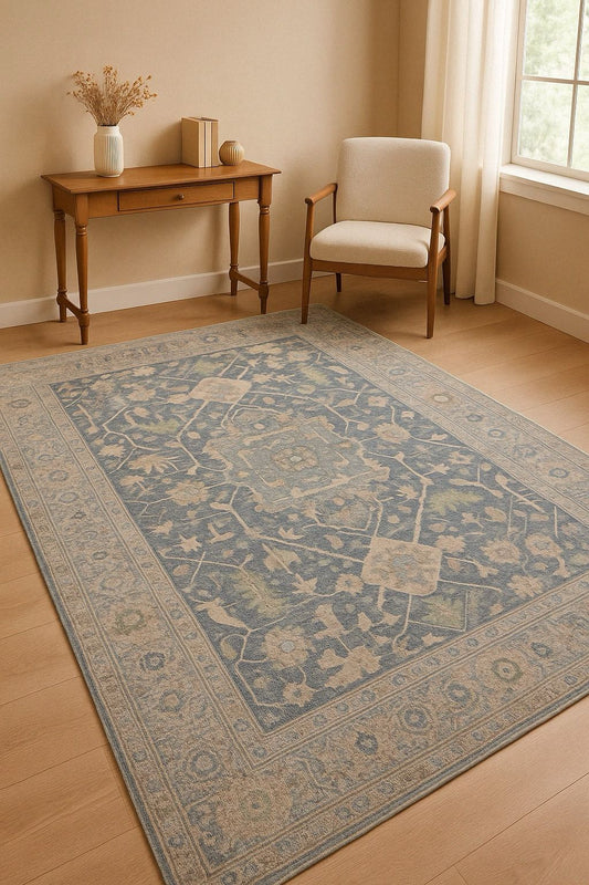 Alfombra elegante – Gris Verde 80x150 cm