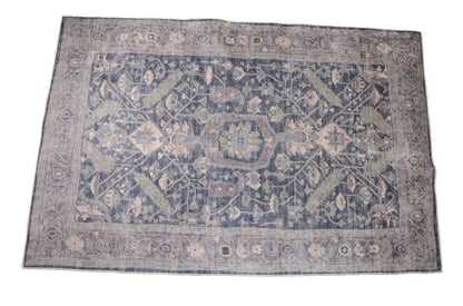 Tapis Oriental Élégance – Motif Gris Vert 120x180 cm
