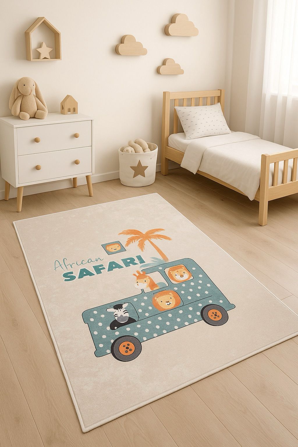 Tapis Safari Aventure – Esprit d’Afrique 80x150 cm